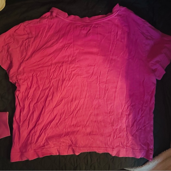 PINK Victoria's Secret “Barbie” Pink Cropped Tee - Picture 4 of 4